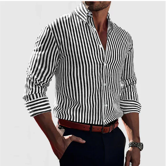 CAMICIA A RIGHE CASAUAL